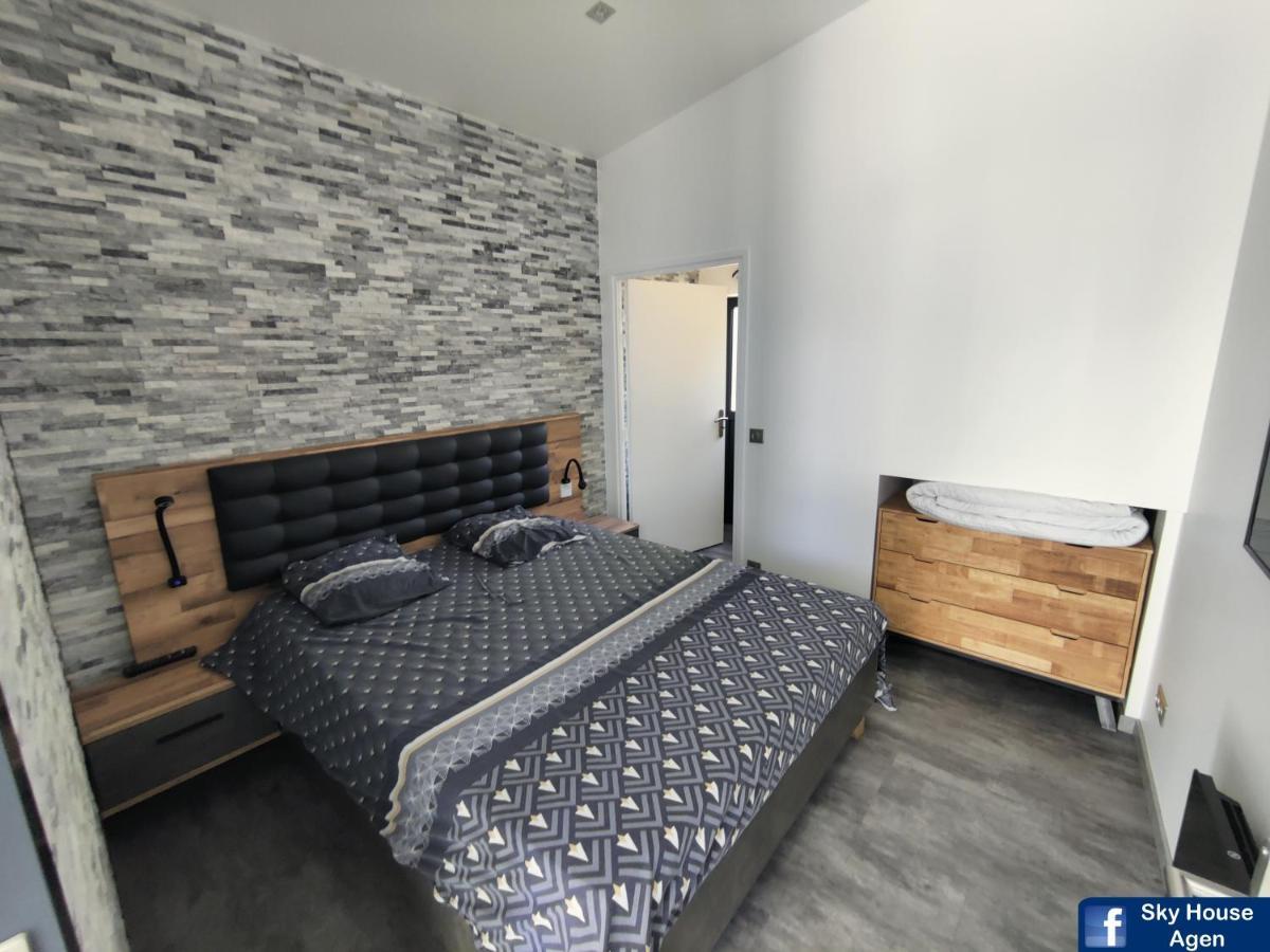 Sky House Agen Logement détente avec Spa Jacuzzi Sauna Hammam Exterior foto
